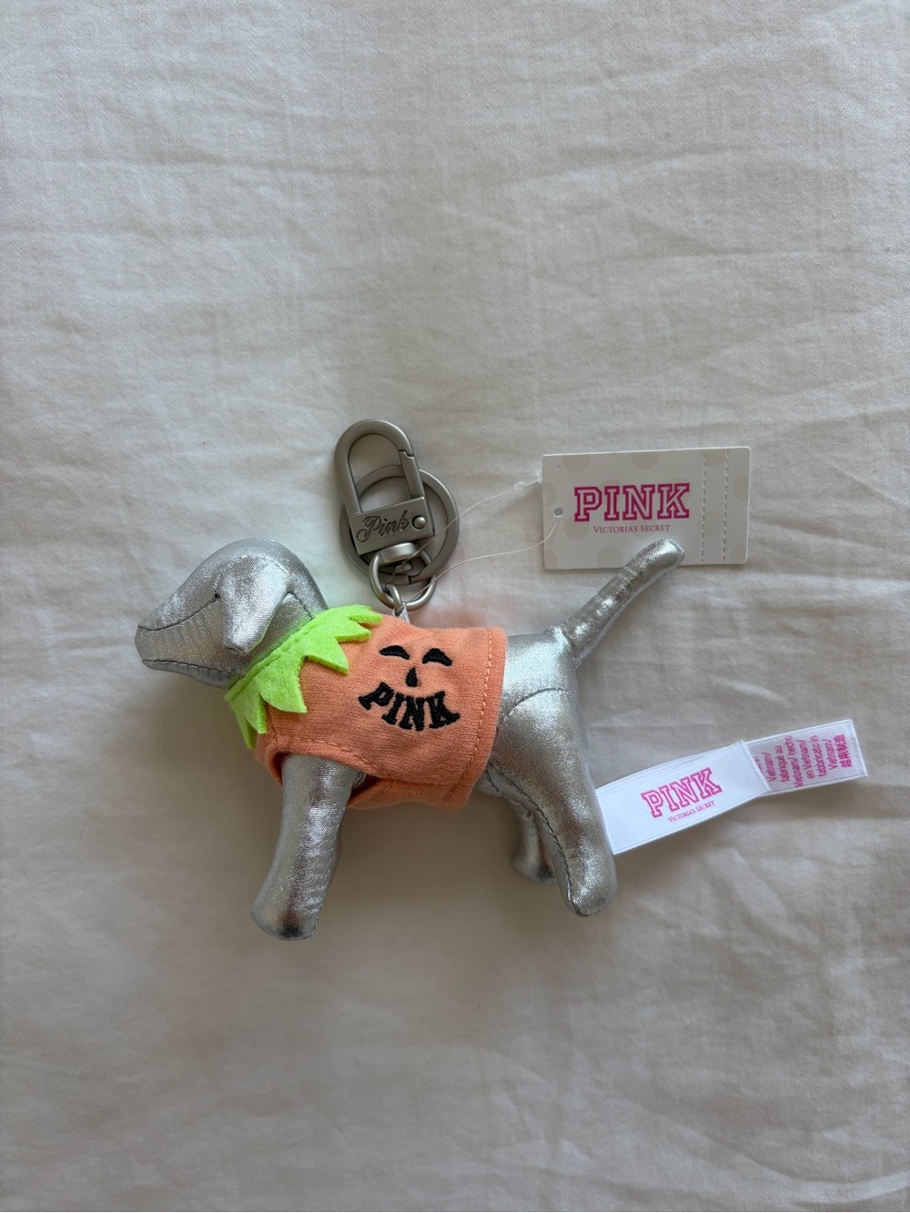 VS PINK Micro Dog Keychain Charm